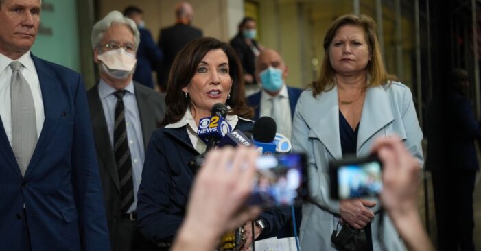 NY Democrats Refuse to Back Bills That Allow Gov. Kathy Hochul to Switch Running Mates